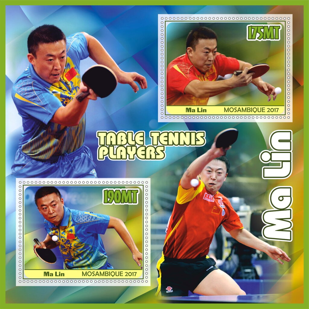 Table Tennis Players Ma Lin