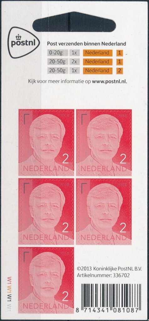 King Willem-Alexander (2014 Imprint Date)