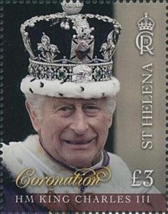 Stamp, King Charles III, Saint Helena,  , Royalty
