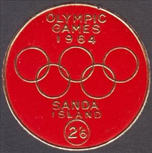 Stamp, Olympic Rings, Scotland, Sanda Island,  , Olympic Games