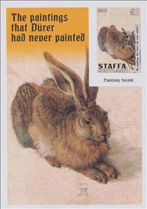 Souvenir Sheet, Durer, Scotland, Staffa,  , Animals (Fauna), Paintings