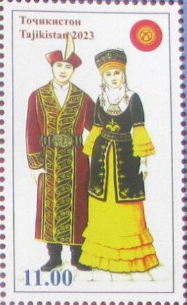 Couple in Traditional Kyrgyz Costume