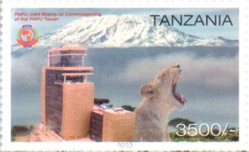 PAPU Tower, Arusha, Mount Kilimanjaro and Lion