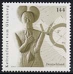 Stamp, Celtic prince of Glauberg (stone statue, 5th century BC), Germany, Federal Republic,  , Archaeology