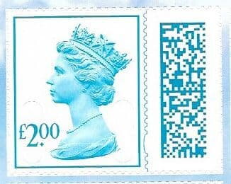 £2 New Blue (Source Code: MPIL, Date Code: 23)