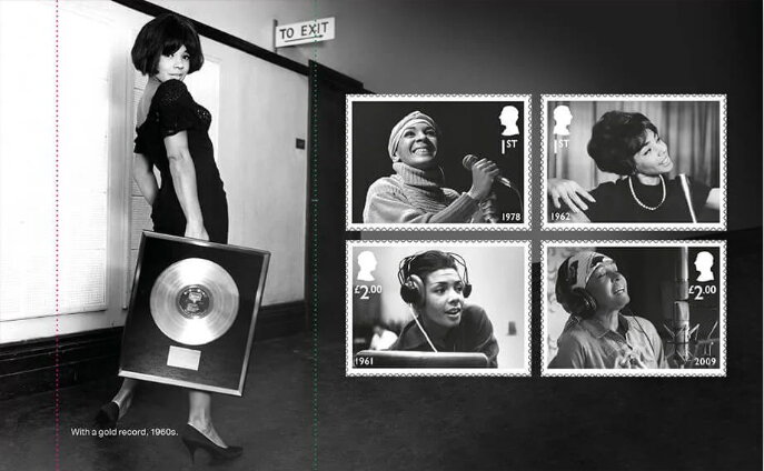 Dame Shirley Bassey Prestige Booklet Pane 2