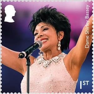 Stamp, Dame Shirley Bassey, 2002, United Kingdom of Great Britain & Northern Ireland,  , Singers, Women