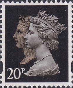 Stamp, Queen Victoria and Queen Elizabeth II, United Kingdom of Great Britain & Northern Ireland,  , Crowns and Coronets, Famous People, Heads of State, Queens, Royalty, Women