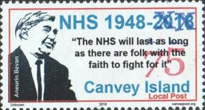 Stamp, 75th Anniversary of the NHS, United Kingdom of Great Britain & Northern Ireland,  , Anniversaries and Jubilees, Famous People, Healthcare
