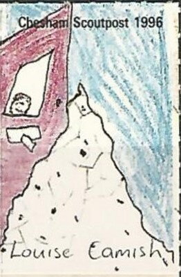 Stamp, Christmas Card Delivery, United Kingdom of Great Britain & Northern Ireland,  , Christmas, People, Scouting, Snow