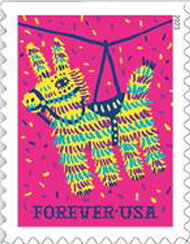 Donkey Piñata, Pink Background