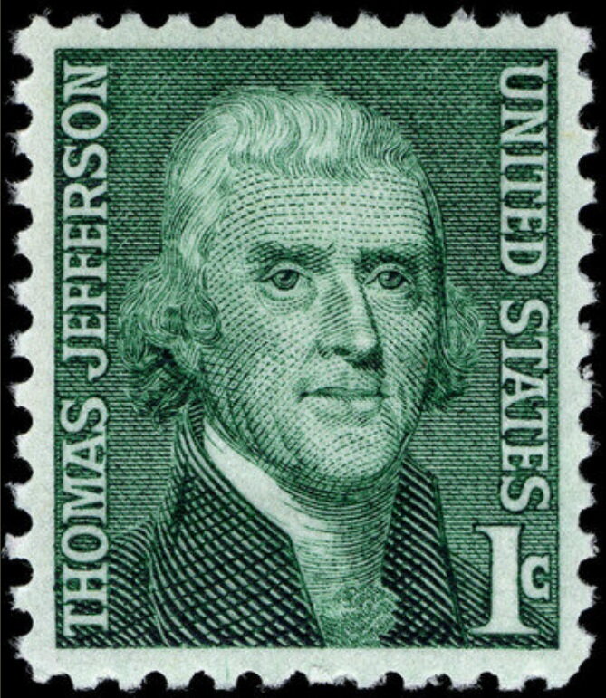 Thomas Jefferson (1743-1826), Third President of the U.S.A.
