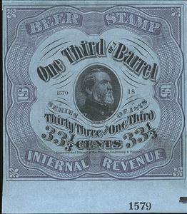 Stamp, Beer - George Henry Thomas (1816-1870), United States of America,  , Beer, Famous People, Generals, Men, Military Officers