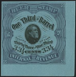 Stamp, Beer - George Henry Thomas (1816-1870), United States of America,  , Beer, Famous People, Generals, Men, Military Officers
