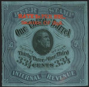 Stamp, Beer - George Henry Thomas (1816-1870), United States of America,  , Beer, Famous People, Generals, Men, Military Officers