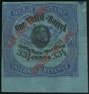Stamp, Beer - George Henry Thomas (1816-1870), United States of America,  , Beer, Famous People, Generals, Men, Military Officers