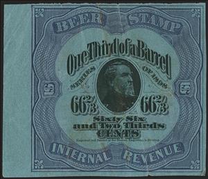 Stamp, Beer - George Henry Thomas (1816-1870), United States of America,  , Beer, Famous People, Generals, Men, Military Officers