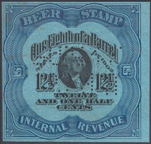 Stamp, Beer - George Washington (1732-1799), United States of America,  , Beer, Famous People, Heads of State, Men, Politicians, Государственный деятель