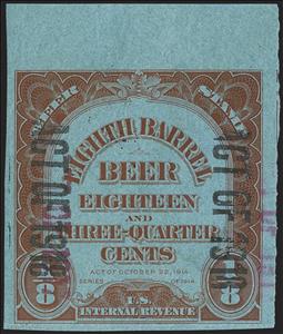 Stamp, Beer - Numeral, United States of America,  , Beer, Numbers