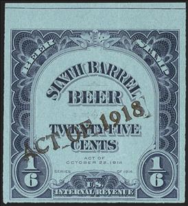 Stamp, Beer - Numeral, United States of America,  , Beer, Numbers