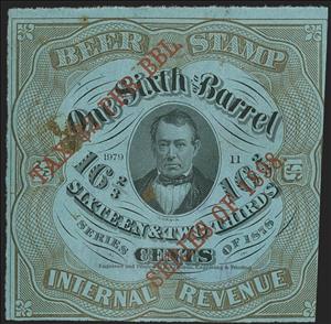Stamp, Beer - Thomas Corwin (1794-1865), United States of America,  , Beer, Diplomats, Famous People, Lawyers - Advocates, Men, Politicians