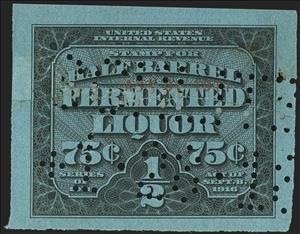 Stamp, Fermented Liquor, United States of America,  , Beer