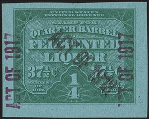 Stamp, Fermented Liquor, United States of America,  , Beer