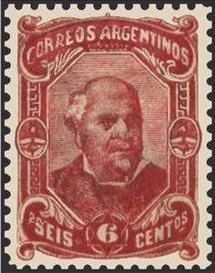 Stamp, Domingo Faustino Sarmiento (1811-1888), Argentina,  , Authors, Famous People, Heads of State, Literary People (Poets and Writers), Literature