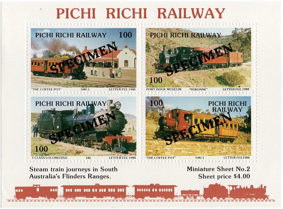 Steam Trains in South Australia (SPECIMEN)
