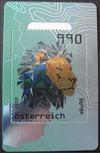 Souvenir Sheet, Crypto Stamp 5.1: Lion, Austria,  , Animals (Fauna), Лев, Mammals, Wild Cats