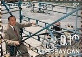Stamp, Heydar Aliyev, President of Azerbaijan, Azerbaijan,  , Famous People, Heads of State