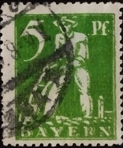 Stamp, Plowman, Bavaria,  , Agricultural Machinery, Agriculture