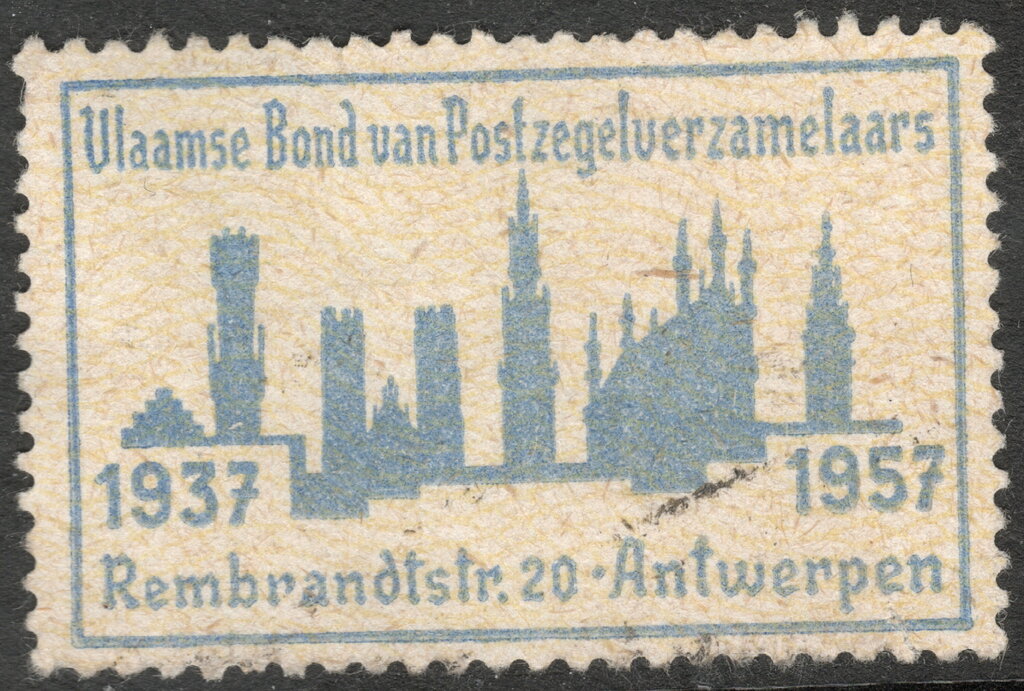 Flemish Union of Stamp Collectors, 20th Anniversary