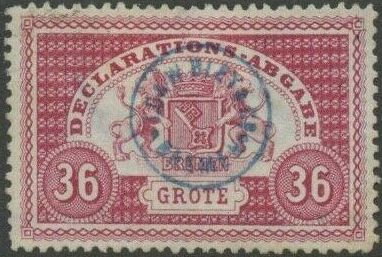 Stamp, Declarations, Bremen,  