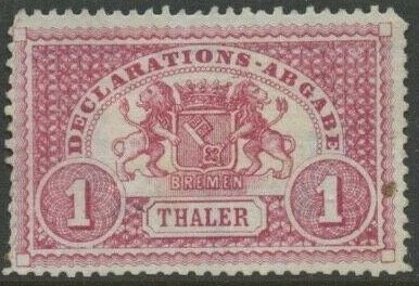 Stamp, Declarations, Bremen,  
