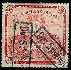 Stamp, Declarations, Bremen,  