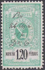 Stamp, Obligation, Bremen,  , Keys