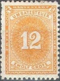 Stamp, Value Added Tax, Bremen,  