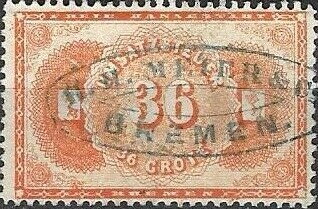 Stamp, Value Added Tax, Bremen,  , Numbers