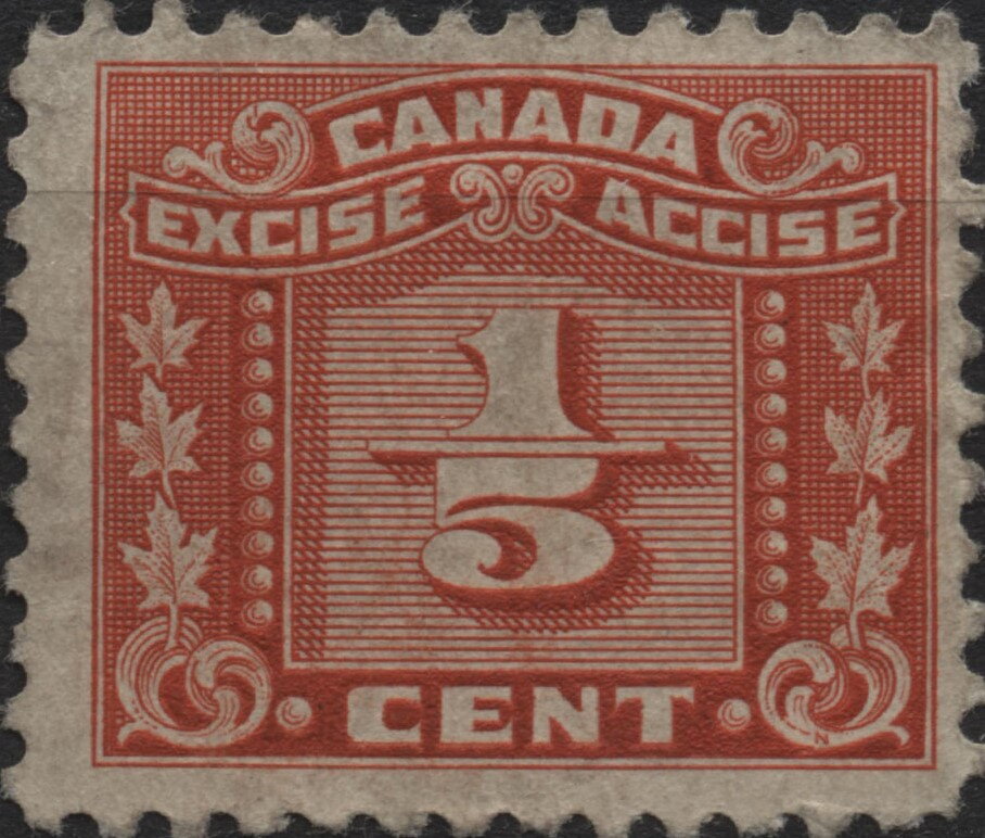 Numeral with three maple leaves on each side