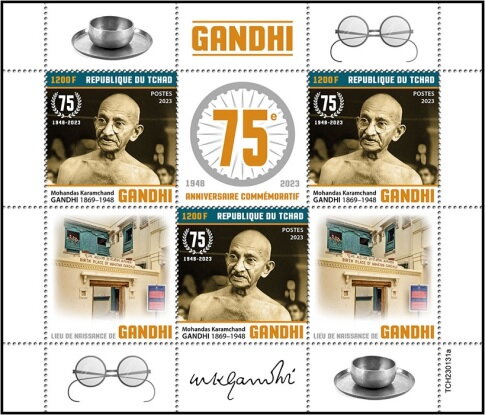 75th Anniversary of the Death of Mahatma Gandhi (1869–1948)