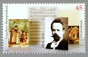 Stamp, E. Humperdinck, Germany, Federal Republic,  , Music, Composers, Operas