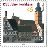 Stamp, City hall, Germany, Federal Republic,  