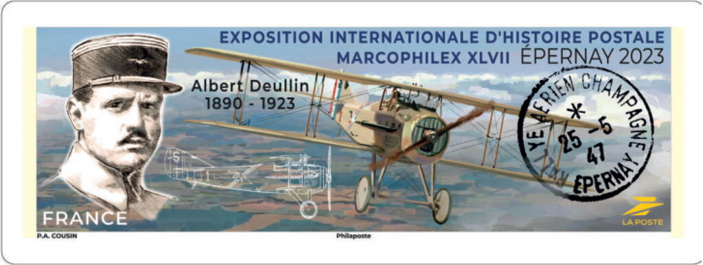 Marcophilex XLVII Exhibition, Épernay : Albert Deullin