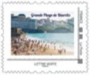 Stamp, 8 days in Bearn Basque Country. Grande Plage de Biarritz., France,  , Beaches, Tourism