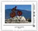 Adventure in the Mont Ventoux National Park. Cyclist