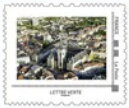 Stamp, Angouleme Ramparts Circuit Discovery. aerial view, France,  , Townscapes / City Views