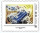 Stamp, Angouleme Ramparts Circuit Discovery. blue racing car, France,  , Motor Racing, Racing Cars