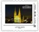 Stamp, Chartres in Lights 2023 Cathedrale Notre Dame Portail Royal, France,  , Churches - Cathedrals - Basilicas - Chapels, Night Views