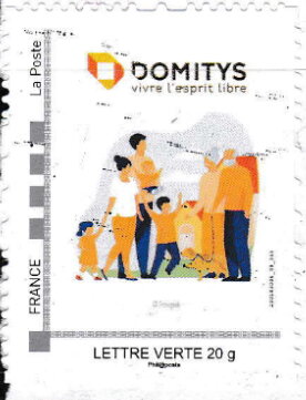 Stamp, Domitys Vivre Esprit Libre, France,  , Houses, Old Age